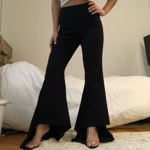 high low flare pants